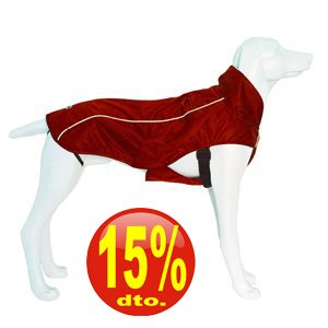 ABRIGO IMPERMEABLE ROJO 36 cm. M 
